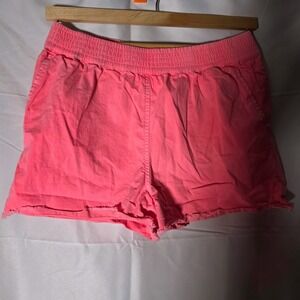 Vineyard Vines‎ Women's Pink Cotton Blend Elastic Waist Pull On Shorts Size M